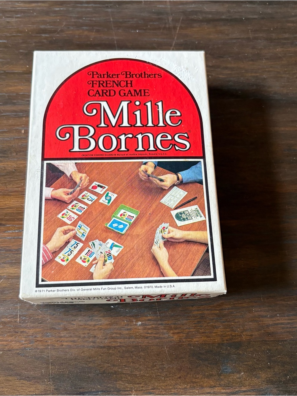 Parker Mille Bornes Card Game - 1971 Vintage
